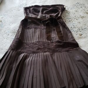 Banana Republic Chocolate Strapless Dress
